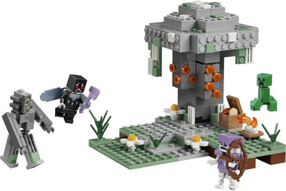 LEGO 21586 Minecraft The Pale Garden Toy - Miniature Biome w/Creaking Minifigure & Mothman, Creeper & Skeleton Mobs Figures - Gamer Gift for 7+ Year Old Boys & Girls