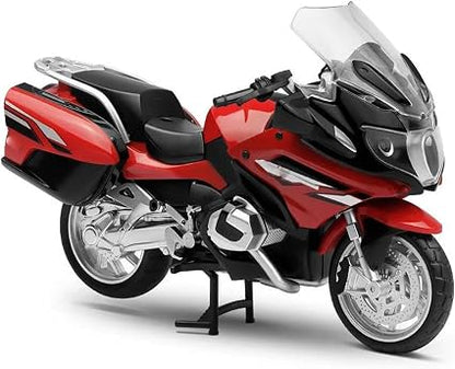 MSZ 1:18 BMW R1250 RT Licensed Diecast Model Bike – Red/Blue Variant