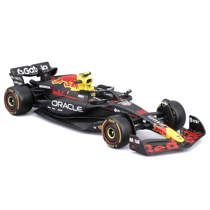 Bburago Oracle Red Bull Racing RB21 1:43 Scale Die-Cast Formula 1 Model Car | Premium Black F1 Racing Car with Authentic Team Livery & Display Box