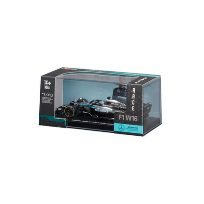 Bburago 1:43 Mercedes-AMG Petronas Formula One Team F1 W16 E Performance George Russell #63 Die-Cast Racing Model Car Collectible for F1 Fans & Motorsport Collectors