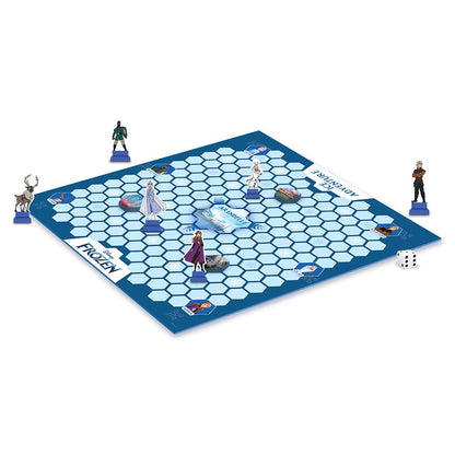 Disney Frozen Ice Adventure Board Game by BOL – Elsa, Anna, Olaf & Kristoff Family Racing Game for Kids Ages 5+ | 2–6 Players