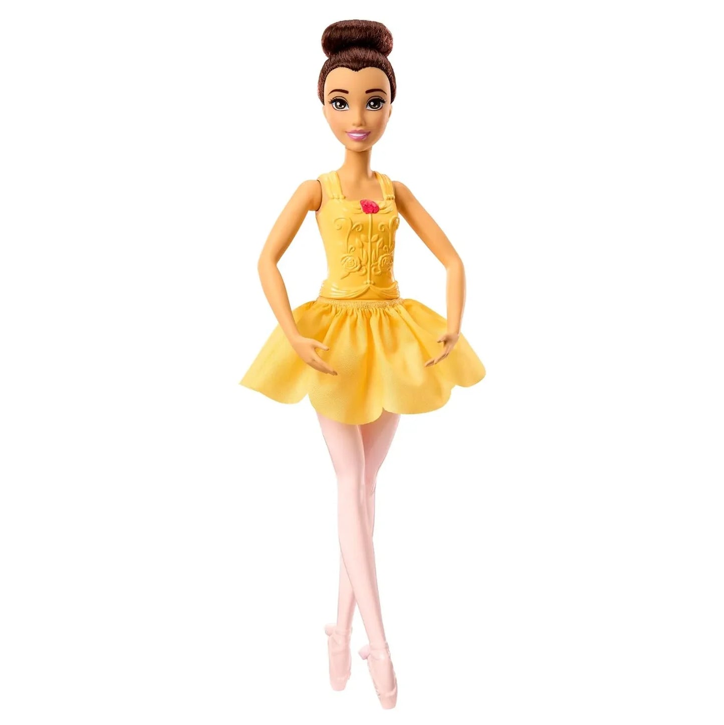 Disney Princess Ballerina Belle Doll | Posable Ballet Toy Inspired by Beauty and the Beast | Gift for Kids