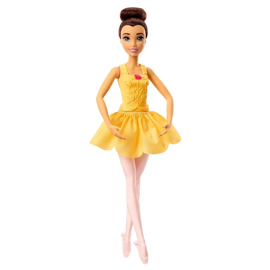 Disney Princess Ballerina Belle Doll | Posable Ballet Toy Inspired by Beauty and the Beast | Gift for Kids