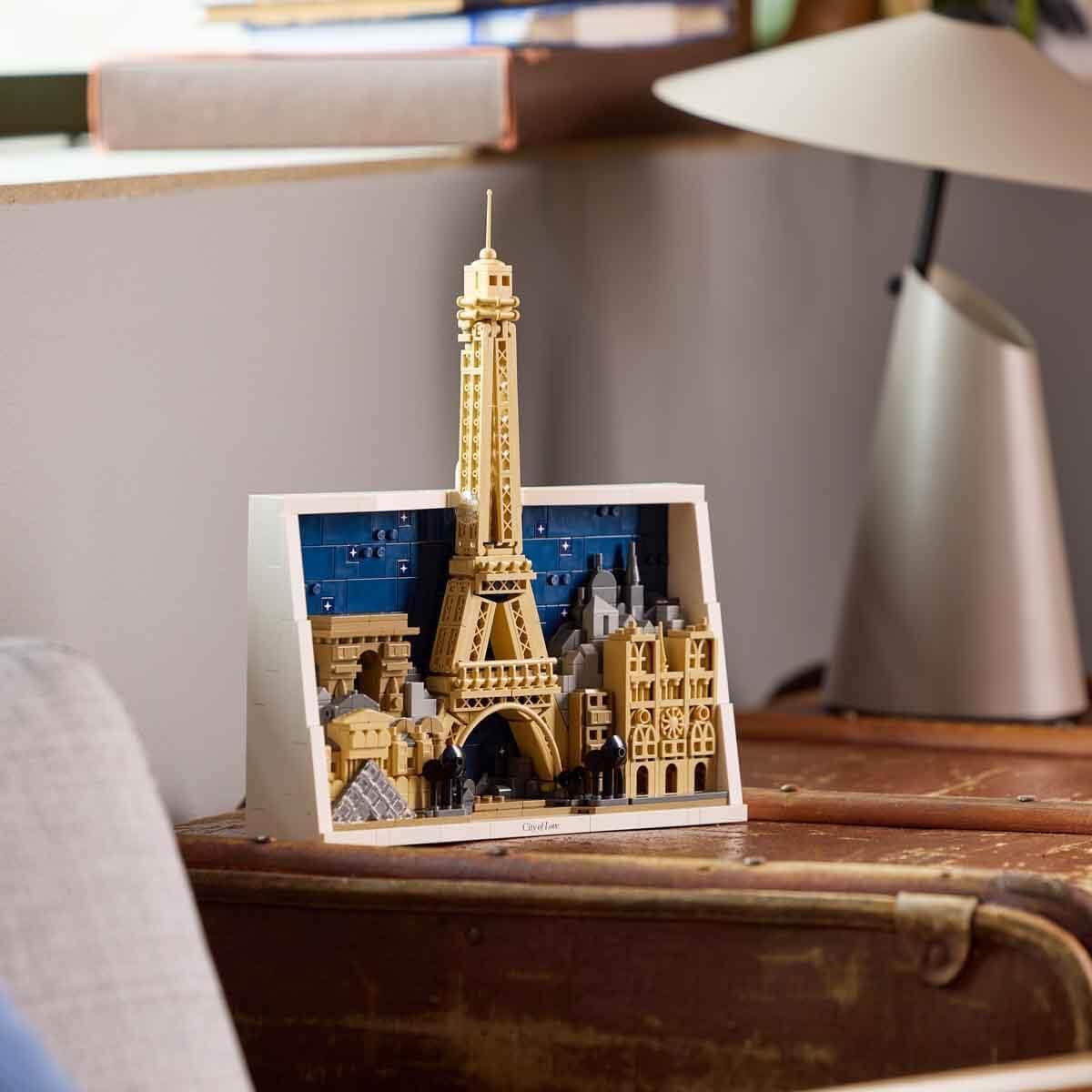 LEGO 21064 Architecture Paris Skyline – City of Love Landmark Home Décor Building Set for Adults