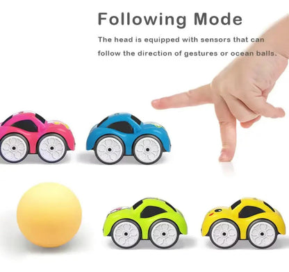 Magic Induction 2.4GHz RC Car for Kids – Intelligent Sensor Stunt Car with Chase & Follow Modes, Music, LED Lights & Rechargeable Battery