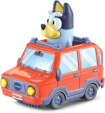 VTech Bluey Road Trip Vehicle Playset | Interactive Bluey Adventure Playset with Vehicle, Lights, Sounds & Multi-Level Family Play for Kids