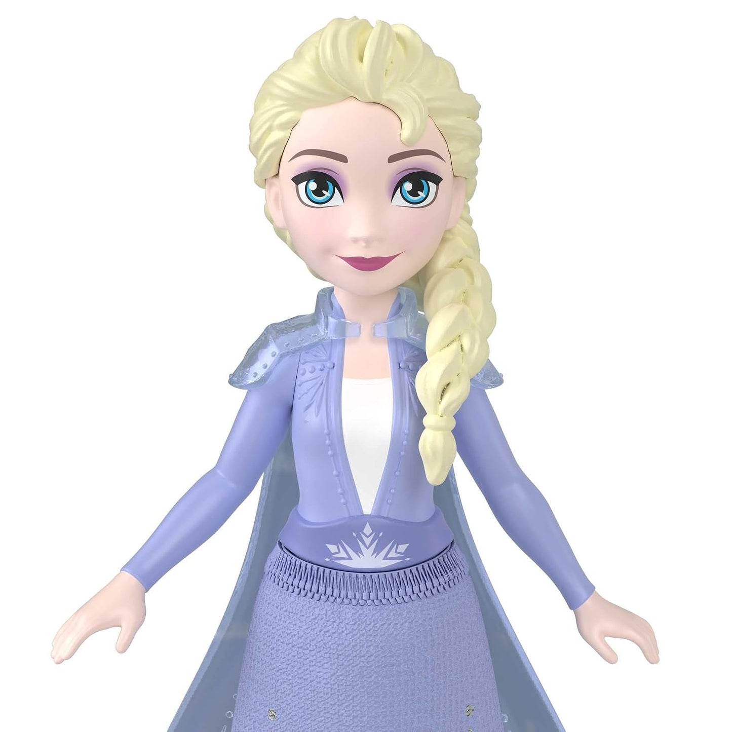 Disney Frozen 2 Elsa Mini Doll | 4-Inch Mattel Disney Princess Collectible with Cape | Movie-Inspired Fashion Doll | Ages 3+