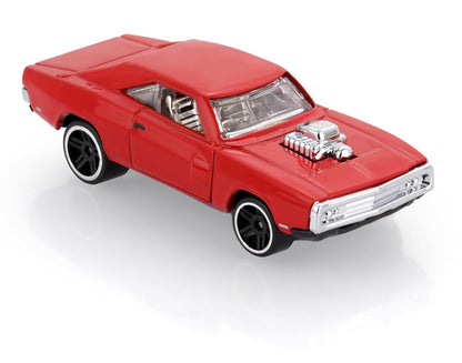JAMS 1:64 DC Jams Red Muscle Toy Car with Bonnet Supercharger – Blister Pack, Ages 3+