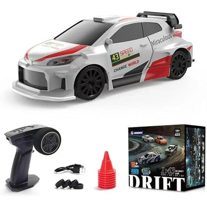 Chassis Model 1:43 RC Drift Race Car 4WD Ready to Go Mini Car Toy With Gyro