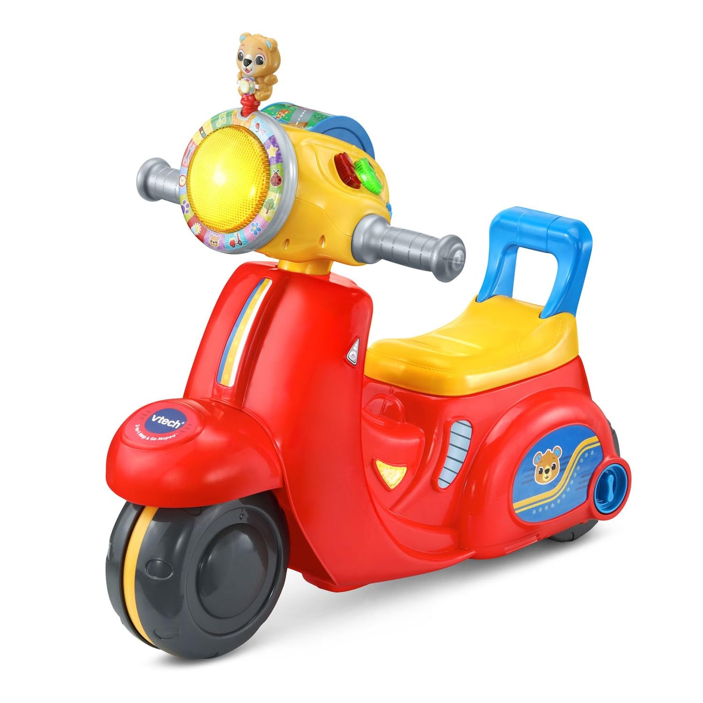VTech 2-in-1 Map & Go Scooter | Interactive Ride-On Trike & Scooter with Lights, Sounds & Learning Activities | Ages 12–36 Months