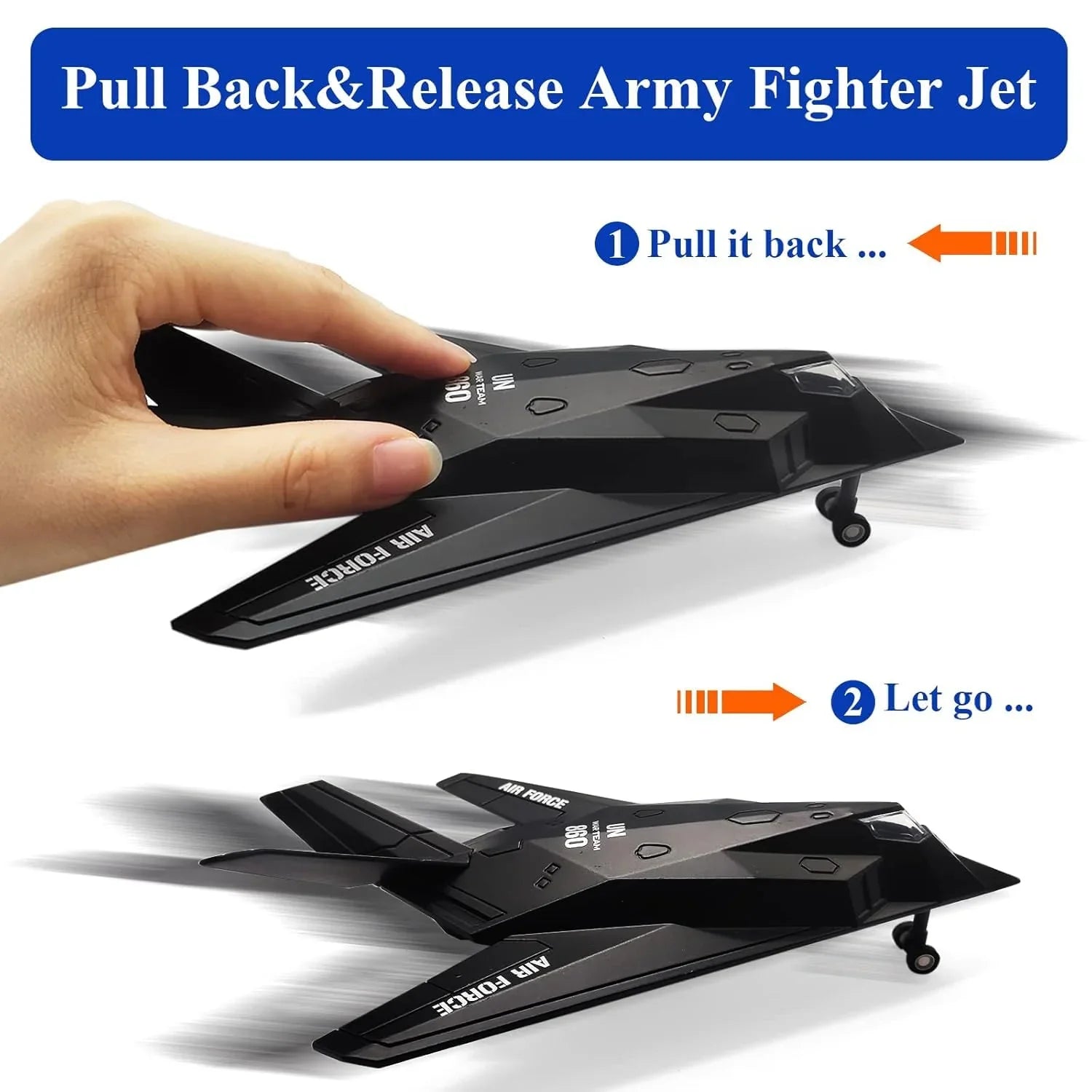 Airplane: 1:400 Scale Stealth Attack Jet Model – Premium Die-Cast Collectible Plane (V22 Type) - Jaiman Toys