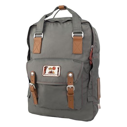 Doughnut Backpack Macaroon Large Laptop Backpack, 20L, Grey - Jaiman Toys