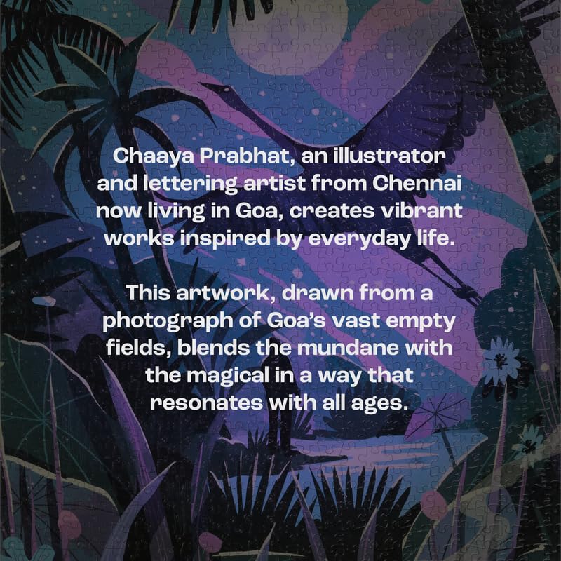 1000-Piece Jigsaw Puzzle – Mystery Bird Theme by Chaaya Prabhat | Fun & Challenging Puzzle Game for Adults & Kids