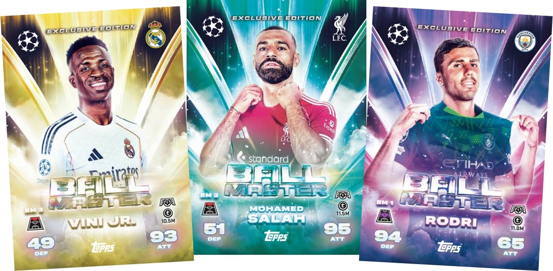Topps UEFA Champions League Match Attax 2025-26 Trading and Collectible Card Game (The Masters LE Pack)