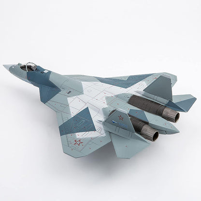 Premium 1:72 Scale Sukhoi SU-57 Felon Diecast Metal Fighter Aircraft Model with Display Stand | Military Stealth Jet Collectible for Home & Office Display