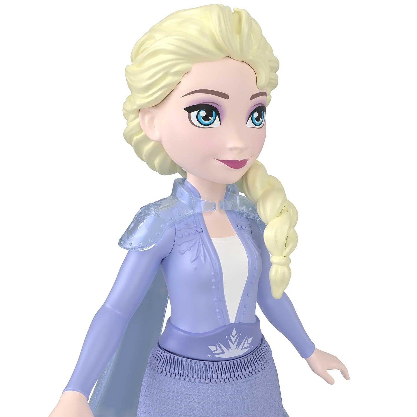 Disney Frozen 2 Elsa Mini Doll | 4-Inch Mattel Disney Princess Collectible with Cape | Movie-Inspired Fashion Doll | Ages 3+
