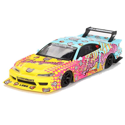 Mini GT Die Cast Collectrors Model Cars: (Niss'an Silvia (S15) LB-Super Silhouette LBWK Kuma) - Jaiman Toys
