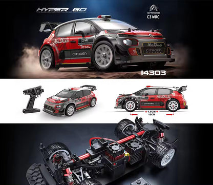 MJX 14303 Brushless RC Car – 1:14 4WD Rally & Drift Truck, 60 km/h High Speed RC Car for Adults, 1/14 Scale 4x4 Off Road RC Truck for Adults, 2.4GHz Remote Control Electric Powered Drift Car