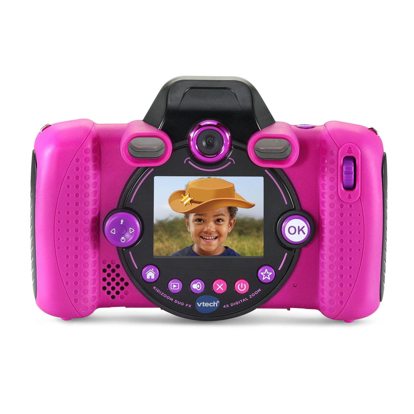 VTech KidiZoom Duo FX Kids Digital Camera | 8MP Camera with Dual Lens, 4X Zoom, Games, Photo Effects & Video Recording | Ages 3+