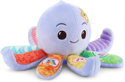 VTech Baby Snuggles the Octopus Musical Plush Toy | Soft Sensory Learning Toy for Babies with Lights, Sounds & Songs