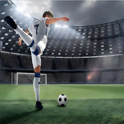 Innov8 Backyard Wheather Proof Soccer Goal, UPVC Frame, Portable with Ground Stakes - Jaiman Toys