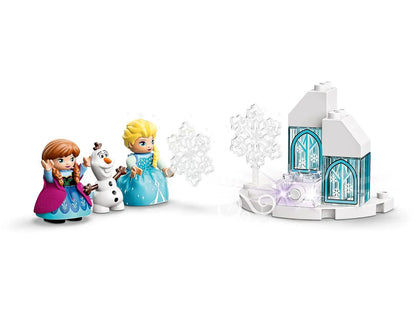 LEGO 10899 Duplo Frozen Ice Castle (59 Pcs) – Educational Building Blocks Set for Kids, Multicolor