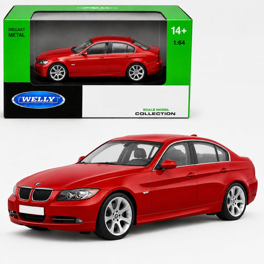 Welly 1:64 BMW 330i Red