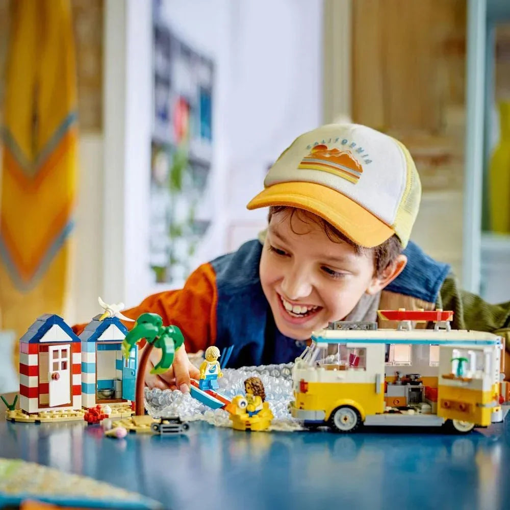 LEGO Creator Beach Camper Van 31138 Building Toy Set (556 Pieces)