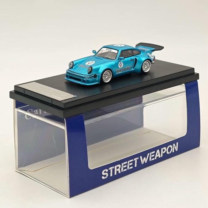 Street Weapon SW 1:64 Porsche Carrera RSR 3.0 KS-R 911 Blue Diecast Model Car - Jaiman Toys