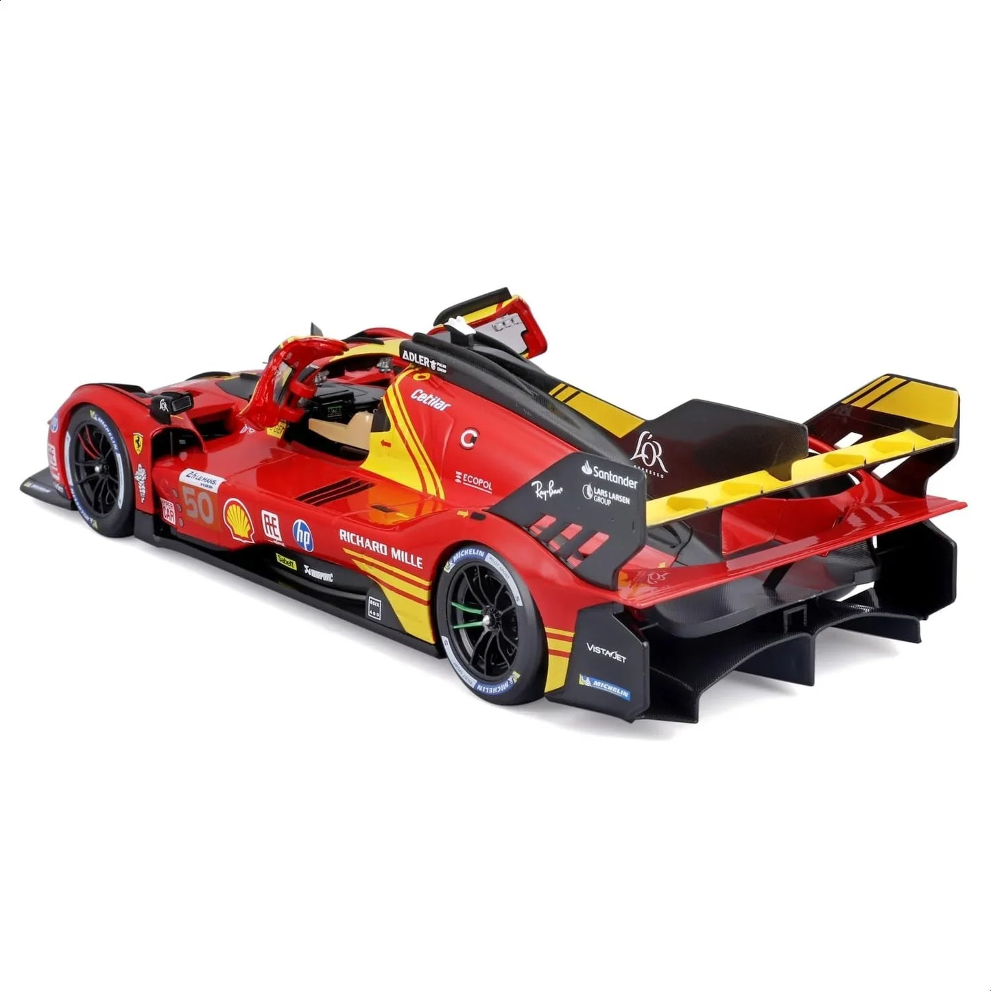 Bburago 1:18 Ferrari 499P #50 – 24H Le Mans Champion 2024 Diecast Model Car