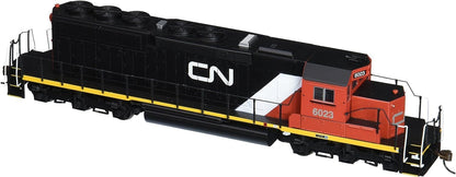 Bachmann EMD SD40-2 DCC Ready Canadian National #6023 HO Scale Diesel Locomotive with All-Wheel Drive