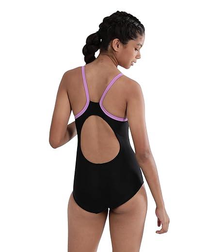 Speedo Girl's Endurance Thinstrap Muscleback One-Piece Swimsuit - Jaiman Toys