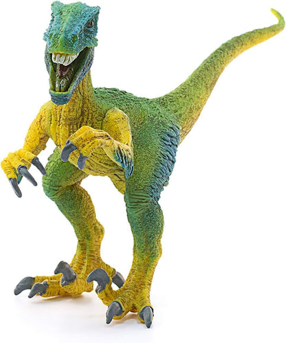 schleich Dinosaurs - Velociraptor Figurine with Movable Jaw and Arms - Realistic Raptor Dino Toy with Feathered Body and Claws - Durable Dinosaur Action...