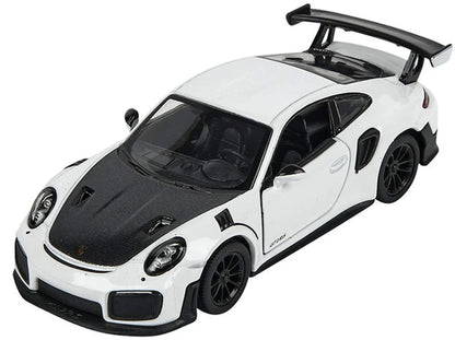 KiNSMART Porsche 911 GT2 RS – 1:36 Scale Die-Cast Model Car – Pullback Toy Car Collectible - White - Jaiman Toys