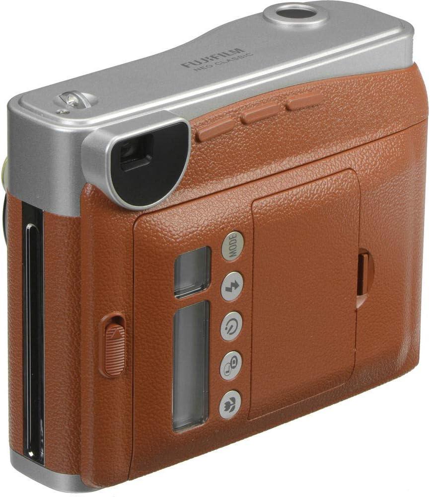 Fujifilm Instax Mini 90 Neo Classic Instant Film Camera – Retro Design  - Brown