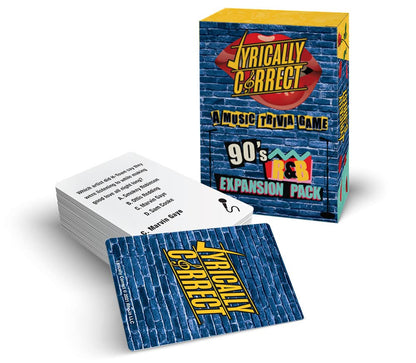 Lyrically Correct 90s R&B Expansion Pack | Music Card Game Expansion for Fans of 90s Rhythm & Blues | Party Game Add-On