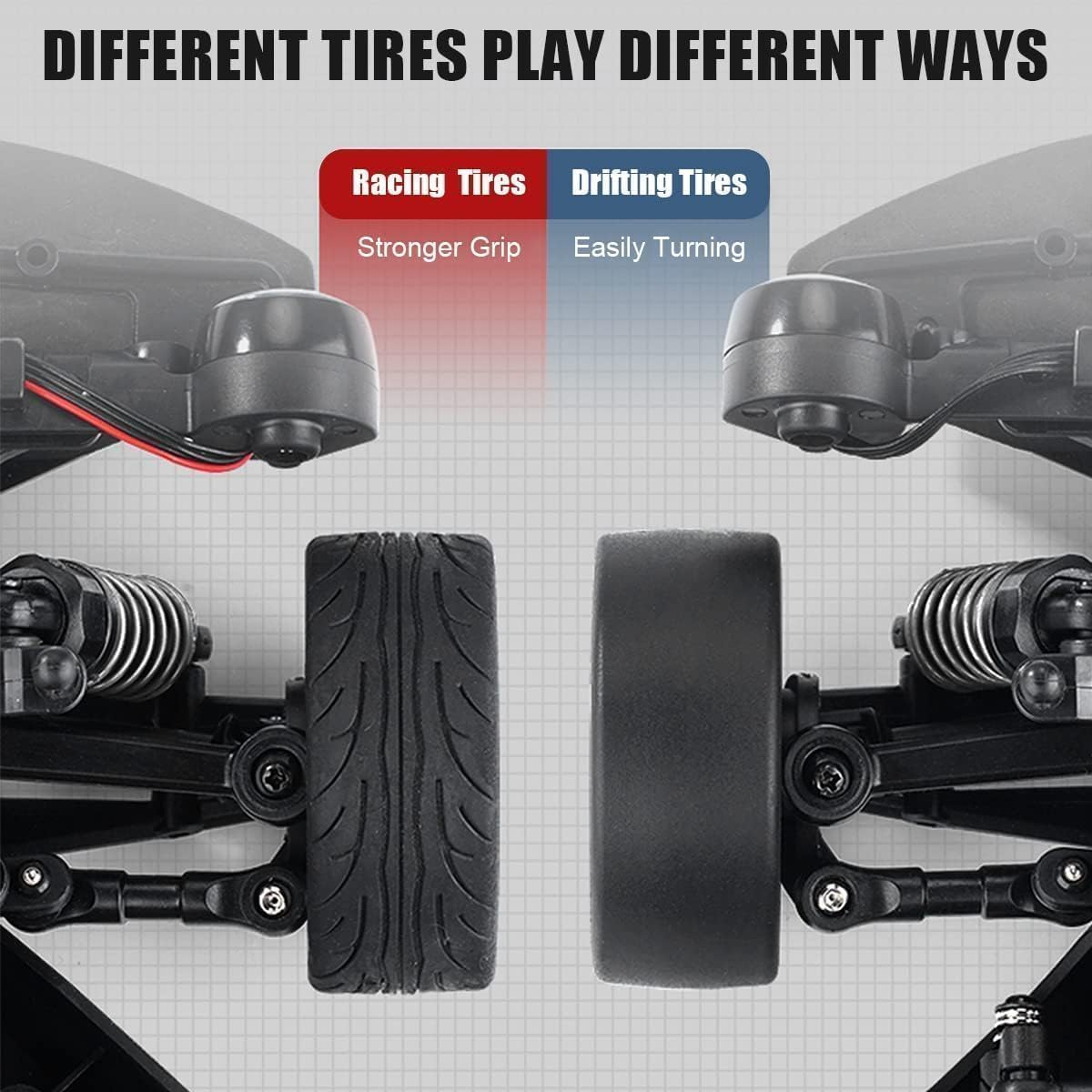 SCY 16303 Hurricane RC Car – 4WD 1/16 Scale High-Speed Drift Racing Car (Silver) | Up to 50 km/h | Electric Remote Control Off-Road Vehicle for Kids & Hobbyists