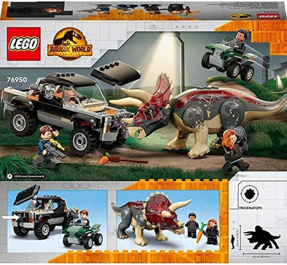 Lego 76950! Jurassik World Triceratop's Pick-Up Truck Ambush (210 Pieces)