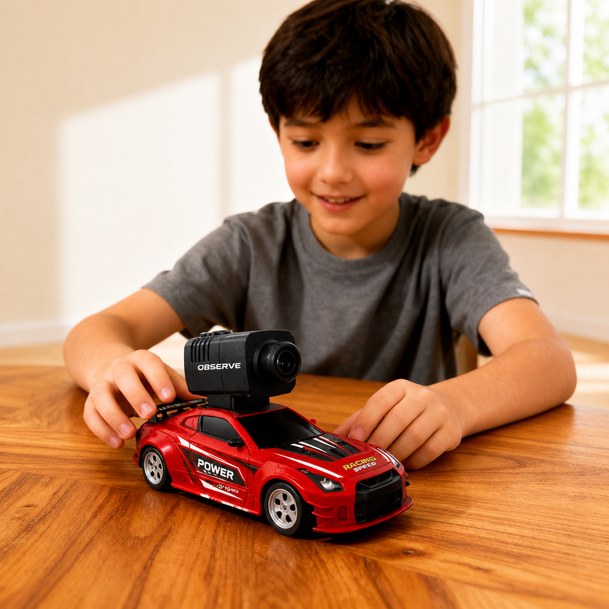 Q-Version 1:64 Scale 4WD Drifting RC Camera Car | WiFi FPV App-Controlled Racing Drift Car | GB7027 PRO