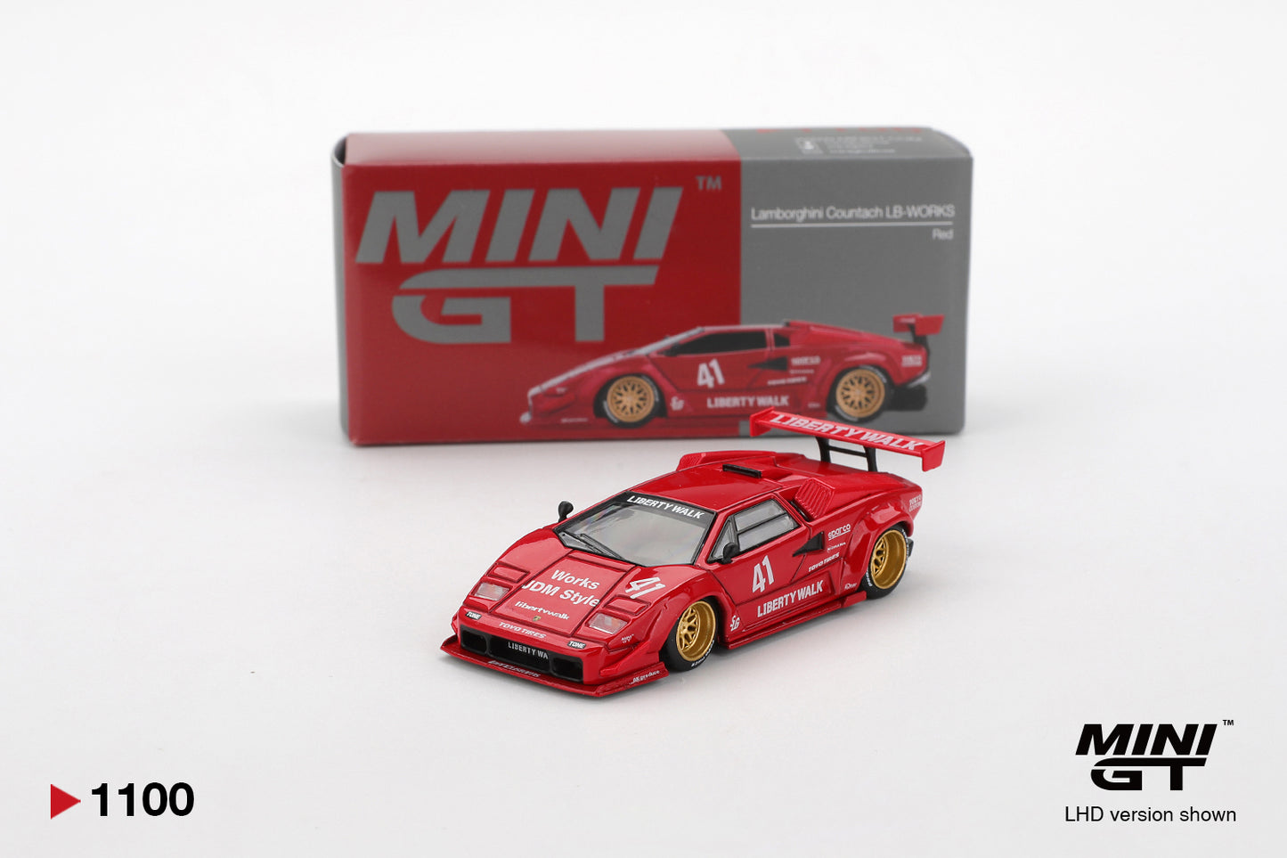 Mini GT 1:64 Racing Duo Diecast Set – Roxy Porsche 911 GT3 R #77 IMSA + LB-Works Lamborghini Countach Red Collectibles