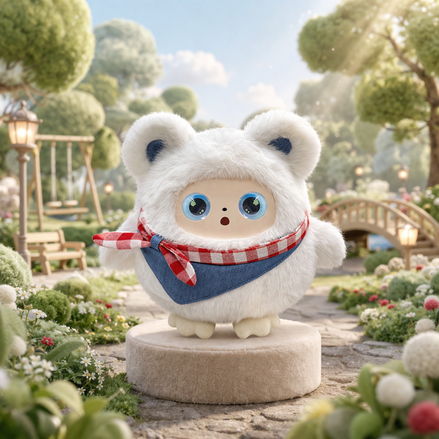 AI Interactive Talking Plush Toy with LED Eyes | Smart App-Controlled Educational Plush Companion for Kids