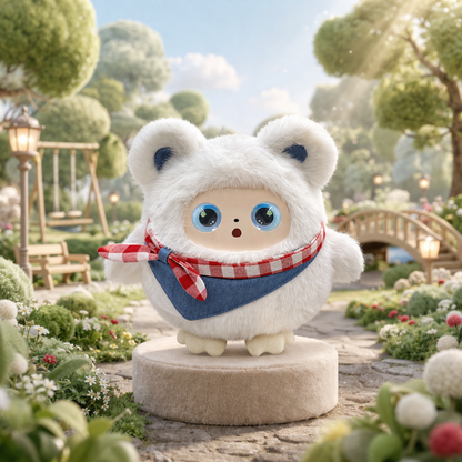 AI Interactive Talking Plush Toy with LED Eyes | Smart App-Controlled Educational Plush Companion for Kids