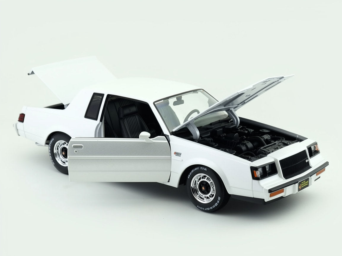 Maisto 1:18 Scale 1987 Buick Grand National White Special Collection Diecast Model Car
