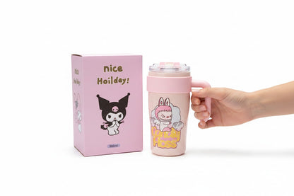 Nice Holiday Stainless Steel Cute Sipper Water Bottle – 860ml | Ideal for Office, Gym, & Travel
