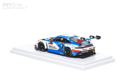Almost Real 1:64 Porsche 911 GT3 R #911 Absolute Racing 2026 GT World Challenge Asia Sepang Presentation Car Die-Cast Model with Display Base