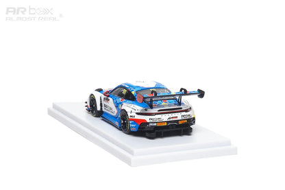 Almost Real 1:64 Porsche 911 GT3 R #911 Absolute Racing 2026 GT World Challenge Asia Sepang Presentation Car Die-Cast Model with Display Base