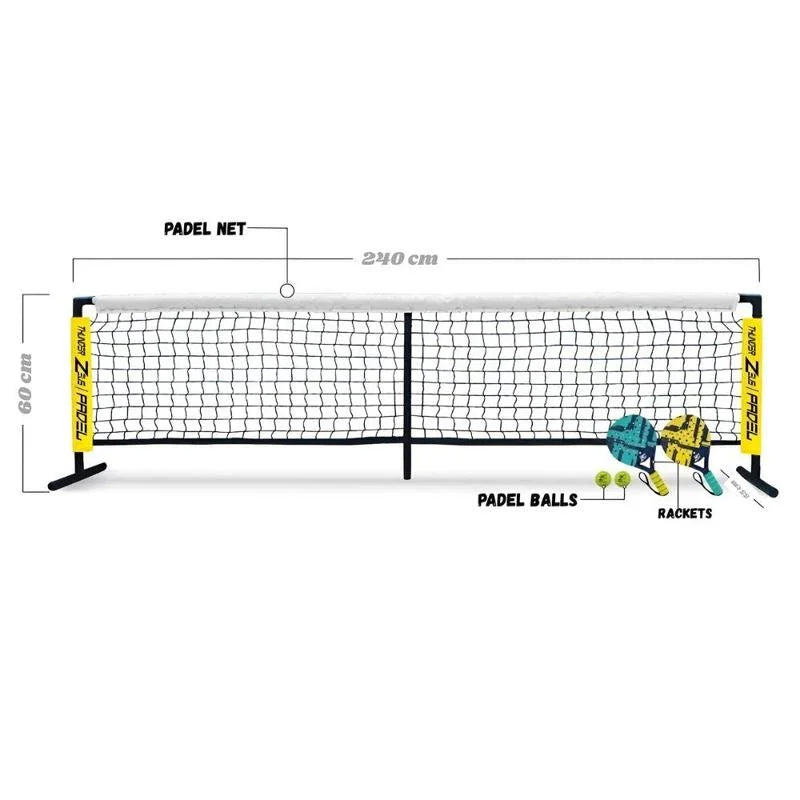 Innov8 Youth Padel Net Set – Portable Outdoor Court Kit - Jaiman Toys