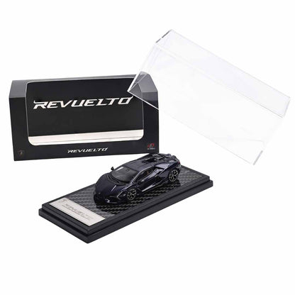 LCD 1:64 Models Lamborghini Revuelto Die-Cast Model Car | Premium Collectible Display Edition - Dark Blue Metallic