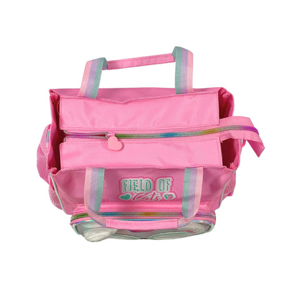 Vest Field of Cats Kids Backpack (32 x 26 cm) | Cute Cat-Themed School & Activity Bag with Side Mesh Pockets