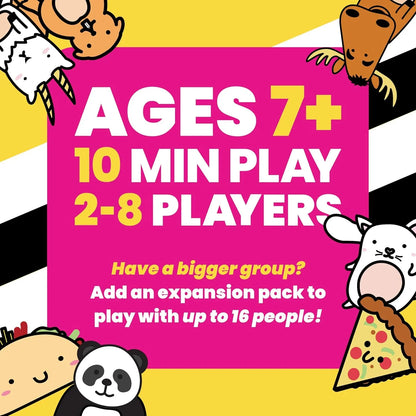 Taco Cat Goat Cheese Pizza Card Game - Jaiman Toys